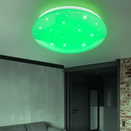 GLOBO RGB LED Deckenleuchte 1 rund weiß