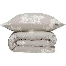 SCHIESSER Nordic Winterprint Greige 135 x 200 cm + 80 x 80 cm
