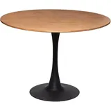 Atmosphera Esstisch Elias - Metall und Holz D100 cm Atmosphera créateur d'intérieur - Braun