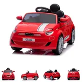 Chipolino Fiat 500 Fernbedienung, Sicherheitsgurt, MP3, USB rot