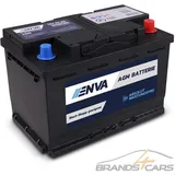 ENVA AGM AUTOBATTERIE STARTERBATTERIE 70Ah 760A 12V Start-Stop wie 72Ah 74Ah
