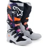 Alpinestars Tech 7 Schwarz/Grau/Orange/Neon-Pink 51
