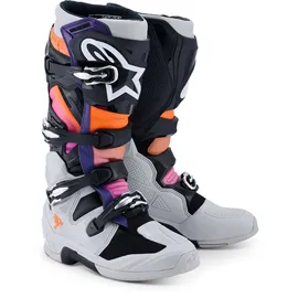Alpinestars Tech 7 Schwarz/Grau/Orange/Neon-Pink 51