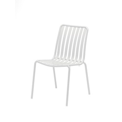 Stuhl Casablanca Aluminium weiß, 84.2x50.5x59 cm