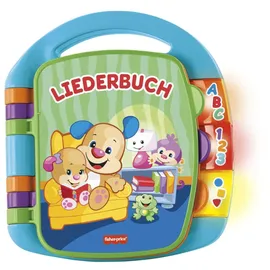Fisher-Price Lernspaß, Liederbuch, Baby Musik Buch, Musikspielzeug für Babys, ab 6 Monate, Deutsche Version, CDH40