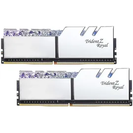 G.Skill Trident Z Royal silber DIMM Kit 32GB, DDR4-4000, CL16-16-16-36 (F4-4000C16D-32GTRSA)