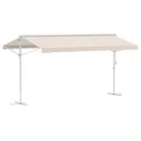 Outsunny Standmarkise 450 x 342 cm creme