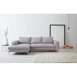 OTTO products Polsterecke »Finnja, softer, legerer Sitzkomfort, bequem, zeitloses Design, L-Form«, silberfarben