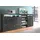 borchardt Möbel Highboard 200 x 89 x 35 cm grau