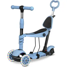 Ricokids Todi Dreirad - blau-grauer Tretroller