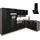 kochstation Winkelküche L-Form 290 x 180 cm schwarz