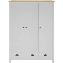 vidaXL Kleiderschrank Hill 127 x 170 x 50 cm Weiß