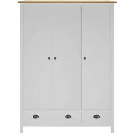 vidaXL Kleiderschrank Hill 127 x 170 x 50 cm Weiß