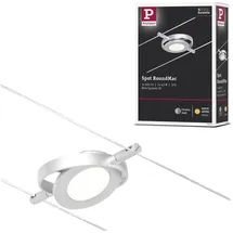 Paulmann LED Seilsystem RoundMac Einzelspot 200lm 4,5W 3000K 12V Chrom matt Chrom