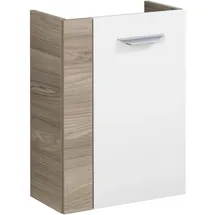 Fackelmann Waschbeckenunterschrank SBC 44 x 60 x 24,3 cm Weiß