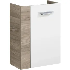 Fackelmann Waschbeckenunterschrank SBC 44 x 60 x 24,3 cm Weiß