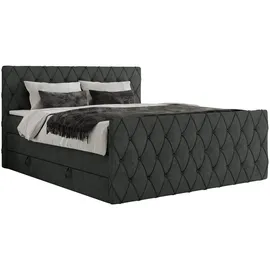 MKS Miren King Duo 140 x 200 cm H4 Dunkelgrau