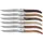 Laguiole Style de Vie Steakmesser Luxury Line, 6-teilig, Gemischtes Holz,