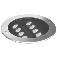 Brumberg Bodeneinbauleuchte 14667223 rund Aluminium Edelstahl Glas