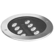 Brumberg Bodeneinbauleuchte 14667223 rund Aluminium Edelstahl Glas