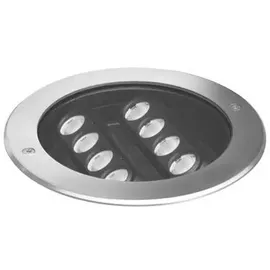 Brumberg Bodeneinbauleuchte 14667223 rund Aluminium Edelstahl Glas