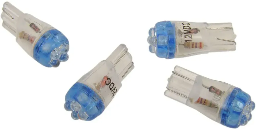 Drag Specialties Mini Wedge Led 12v Glühbirne - Blue - One Size