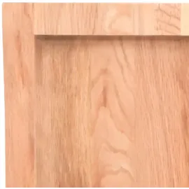 vidaXL Tischplatte 100x50x(2-4) cm Massivholz Behandelt Baumkante