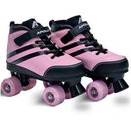 Apollo Rollschuhe Verstellbare Soft Boot Rollschuhe Kinder und Jugendliche, größenverstellbare Roller Skates für Mädchen und Jungen - Größen 31-42 rosa S (31-34)