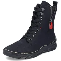 Rieker Damen Klassische Stiefeletten 55014, Frauen Stiefeletten,Booties,halbstiefel,Kurzstiefel,uebergangsschuhe,schwarz (00),38 EU / 5 UK
