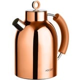 ASCOT Wasserkocher Edelstahl, Elektrischer Wasserkessel Geschenke für Männer/Frauen/Familie 1,5 liter Retro Teekocher Trockengehschutz, Automatische Abschaltung (Rroségold)