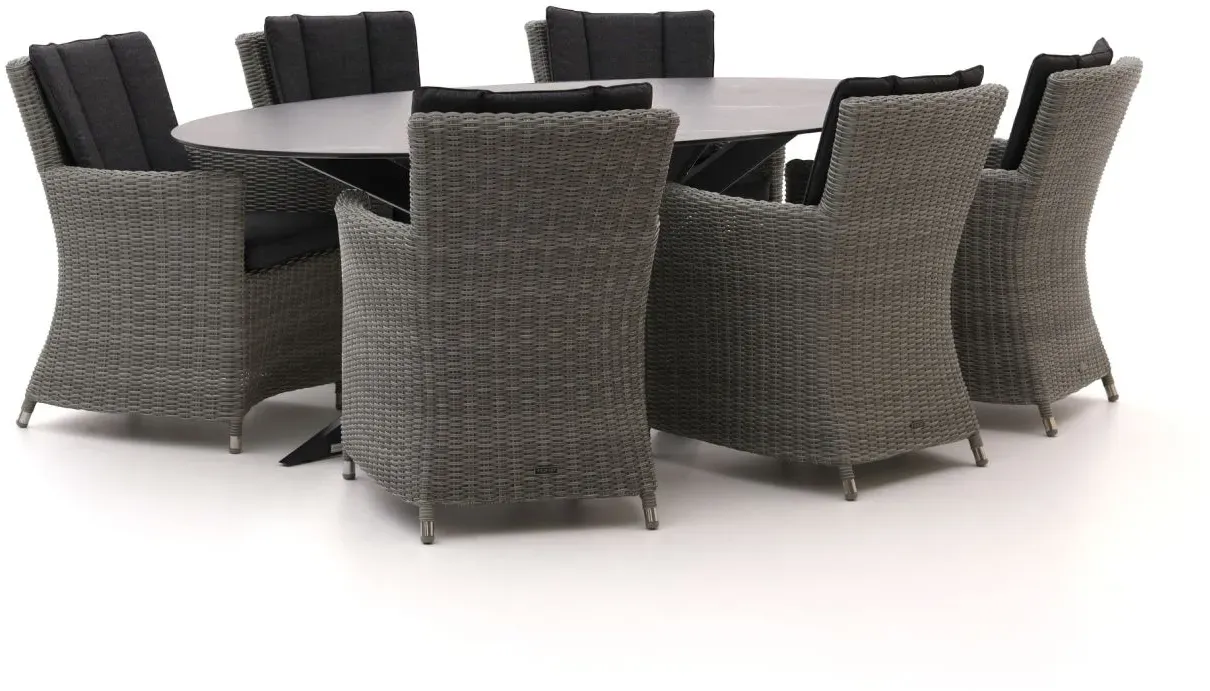 + 10 % Kassenrabatt | Intenso Adriano/Furato ellips 240 cm Gartenmöbel-Set 7-Teilig