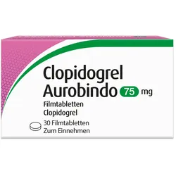 CLOPIDOGREL Aurobindo 75 mg Filmtabletten 30 St