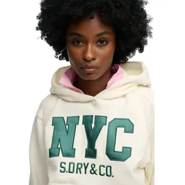 Superdry Country Club Varsity Sweatshirt Beige XL