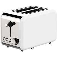 COFI 1453 Toaster Retro 2-ScheibenToaster Toastautomat 850 Watt weiß