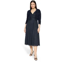 Vera Mont Strickjacke mit Struktur Blau XL