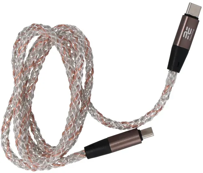Neues beleuchtetes Kabel Encore Energy RGB USB-C x2 QC PD 3A 60W zum Laden und Datentransfer 100 cm EE130-CC
