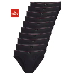Slip, (Packung, 10 St.), nur einfarbig, Gr. 3 (XS), schwarz, , 323440-3