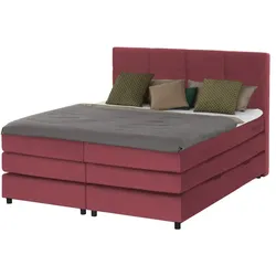 Primo Boxspringbett   ¦ rot ¦ Maße (cm): B: 180 H: 152