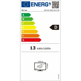 HP E24 G5 drei Jahre Garantie, 23.8" (6N6E9AA)