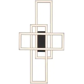 just light. LED-Deckenleuchte Iven Schwarz 65 x 34,8 cm