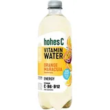 HOHES C Trinkwasser Vitamin Water Energy, Orange-Maracuja, 0,75 l, 6er Pack