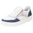 Damen Plateau-Sneaker Weiß/Jeansblau/Rosé 42