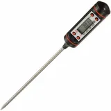 Küchenthermometer, Digitales Fleischthermometer Aus Edelstahl Mit Langer Sonde Und Präzisem Lcd-display - Crezuo
