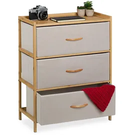 Relaxdays Kommode - Sideboard, Kommode 57,5 x 73 cm,