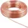 goobay Lautsprecherkabel transparent CCA - Boxenkabel Litzenkabel Subwoofer Kabel / 50m