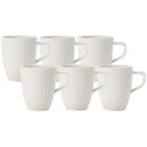 Villeroy & Boch Kaffeebecher 0,38 l Weiß 6 St.