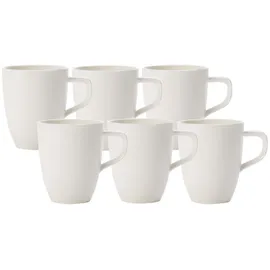 Villeroy & Boch Kaffeebecher 0,38 l Weiß 6 St.