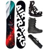 Airtracks Snowboard Snowboard Set Board North South Wide » Mod. 23 (4er-Pack), Snowboard + Bindung Master + Boots + Bag / 152 157 159 162 cm
