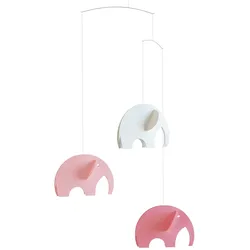 Flensted Mobiles - Olephants Mobile, rosa