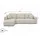 kaiser möbel Ecksofa Chenille 3-Sitzer Beige